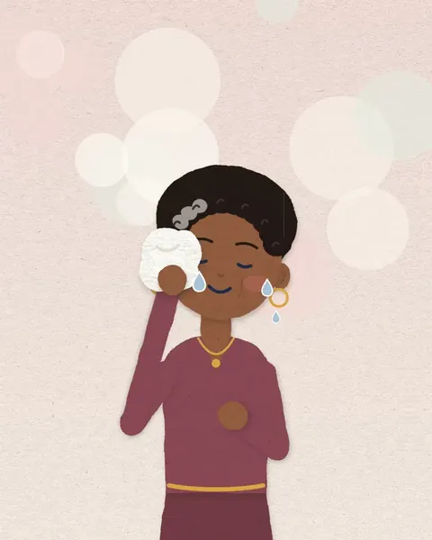 Foto de papel do casamento da Lia e do Théo: a mãe chorando desde a entrada