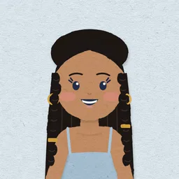 Ilustração de papel de Gabi
