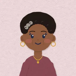 Ilustração de papel de Dona Lu